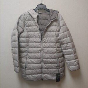 Women's Eddie Bauer Hooded Down Coat, Size L